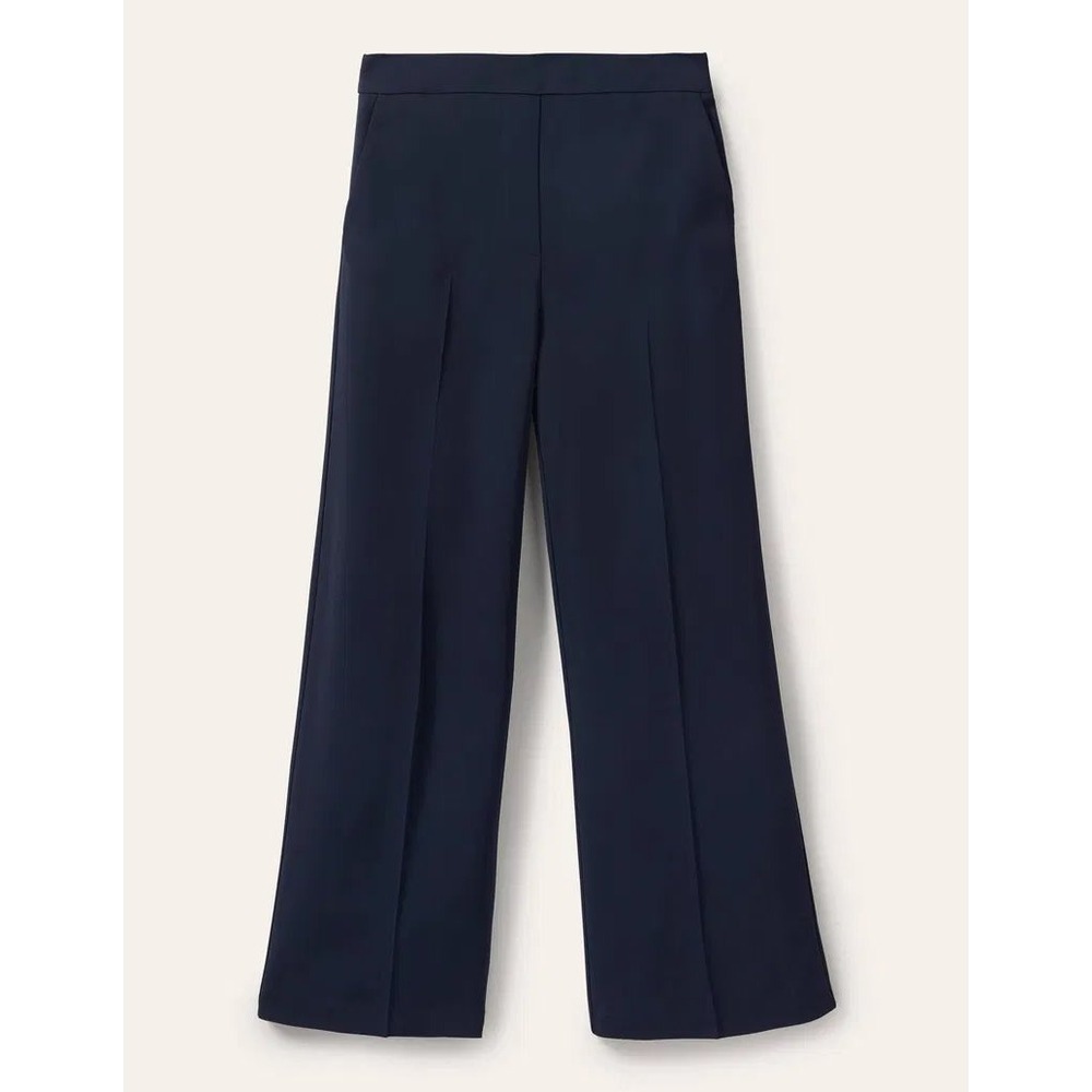 Boden Wide Leg Pull On Pants Navy Blue Size 16/18R